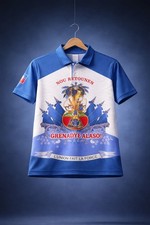 Haiti National Team World Cup 2026 Jersey Small White Blue Soccer