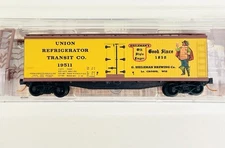 Micro Trains N Heilman Brewing 40' Double Sheathed Wood Reefer 049 00 690 New