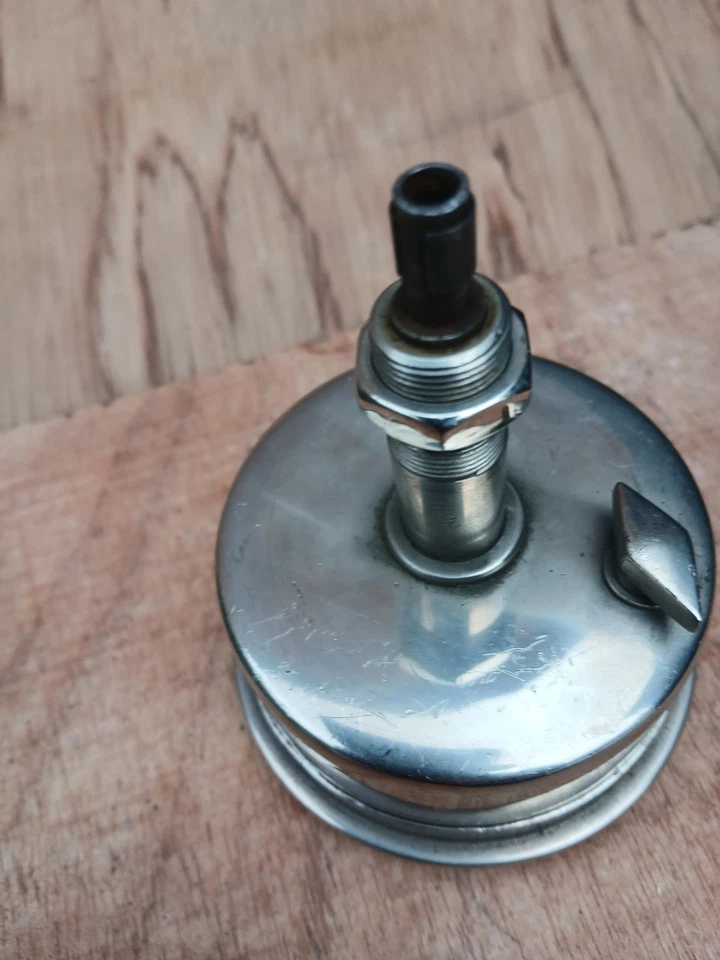 Bonniksen 50mph speedometer & odometer, early 1920s vintage motorcycle - Image 3 of 4