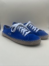 Steve Madden Blue Suede Broadwalk Sneakers 6.5