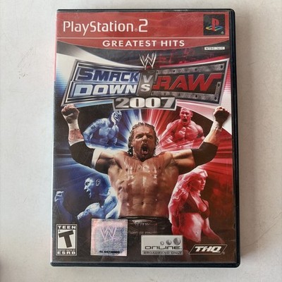 WWE SmackDown vs. Raw 2007 (Sony PlayStation 2, 2006) No Manual