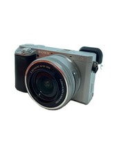 Sony Mirrorless DSLR Camera 6400 ILCE-6400Y Double Zoom Lens Kit Silver Used
