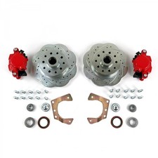 Mustang Ii 11inch High Performance Big Brake Conversion 5x4.75 Red Calipers