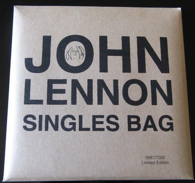 JOHN LENNON - Singles Bag - Limited 3x7'' Singles Issue 2010 +Poster +Postcards