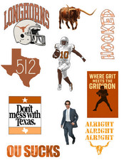 NCAA Texas Longhorns College Stickers