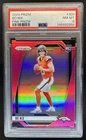 2024 Panini Prizm Bo Nix RC Pink Rookie #309 Broncos PSA 8