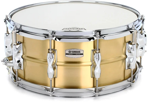 Yamaha Recording Custom Brass Snare Drum - 6.5 x 14-inch - Brushed