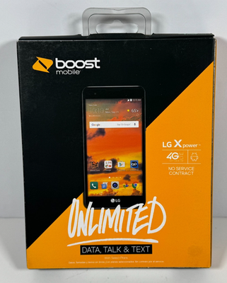 #ad LG X Power 4G LTE Smartphone 16GB Boost Mobile No Service Contract NEW SEALED $14.95