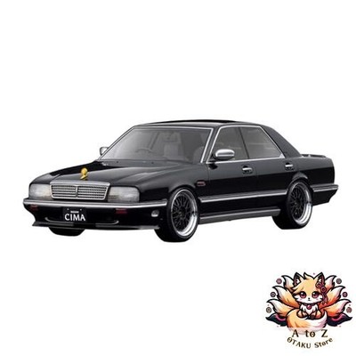NEU TK.Company Zündmodell 1/18 NISSAN GLORIA CIMA Y31 schwarz (Fertigmodell)
