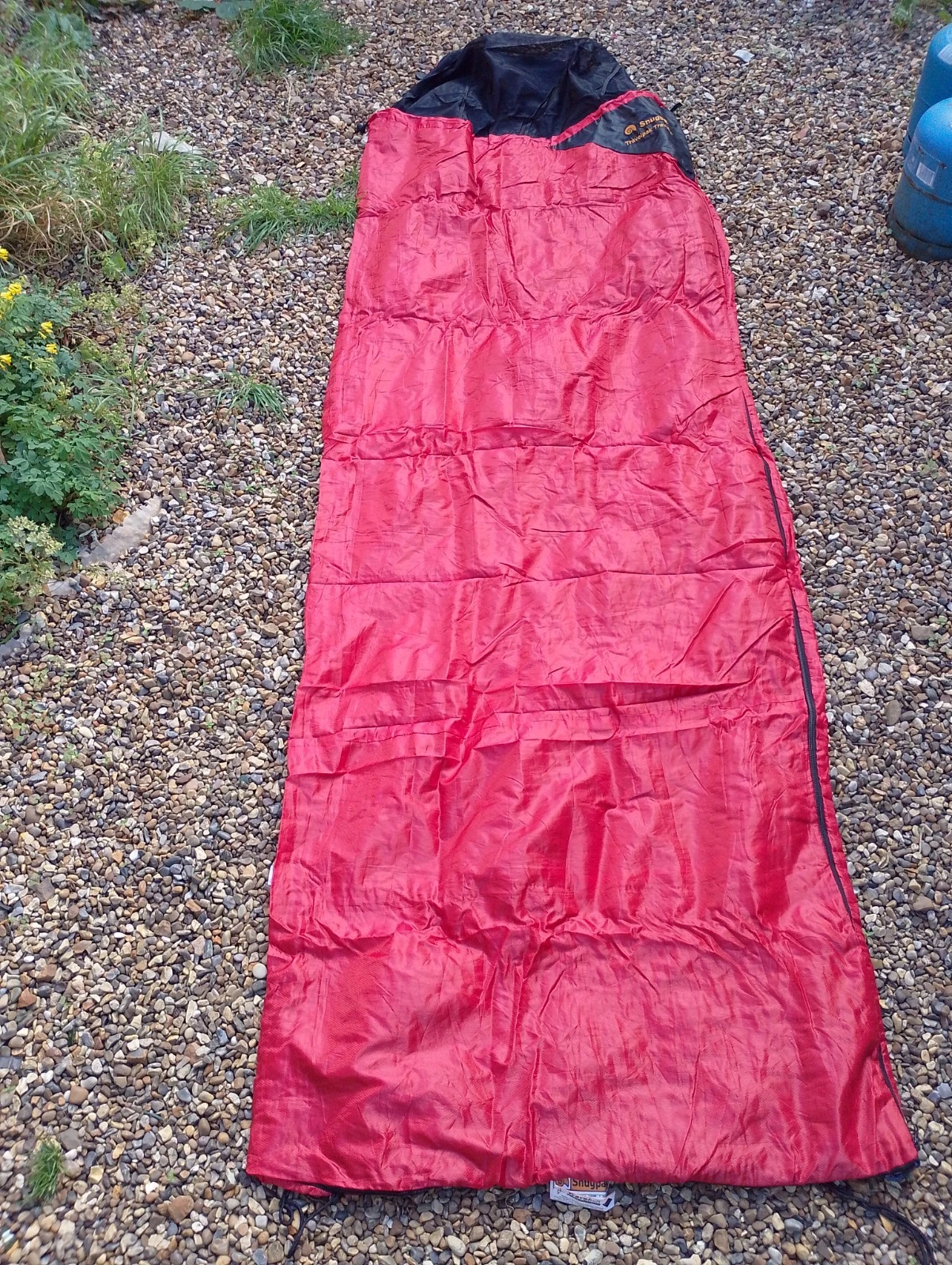 Snugpak Travelpak Red Traveller Sleeping Bag + Storage Bag. Free Postage