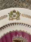 Queen Elizabeth ii Coronation Plate, Kirk China, Gold Plated, Exc — photo 4