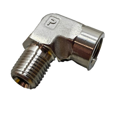 90 Grad Bogen Hochdruck 316 SS Rohrfitting 1/4'' NPTF Männlich-Weiblich 5kPSI