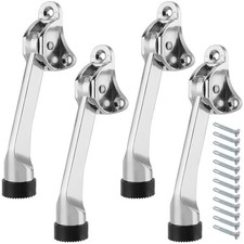 Heavy Duty Kickdown Door Stopper 4 PCS Kickstand Rubber Tip Commercial
