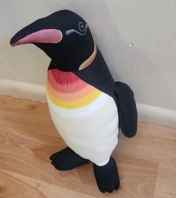 Angelitos El Salvador 1984 Penguin Stuffed Plush Approx 12'' Excellent Condition!