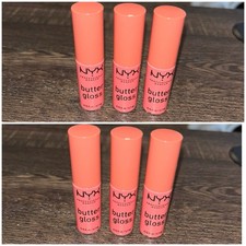 6 NYX Butter Lip Gloss Creme Brulee - 4.7ml / 0.15 Oz Each - Sealed - Free Ship