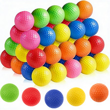 24pcs Golf Practice Foam Balls Training Indoor/Outdoor Colorful Ball for Limited