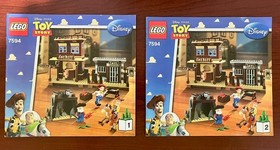 LEGO Toy Story 2 Woody's Roundup! Set 7594 Complete With Instruction Manuals