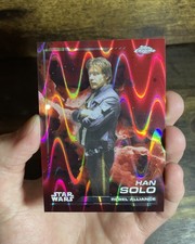 2024 Topps Chrome Star Wars Han Solo Red Raywave Refractor 102