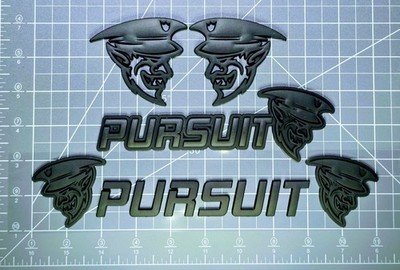 Dodge Pursuit BLACKOUT 6 Badge Pack