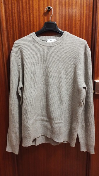 Jersey beige grueso de Mango
