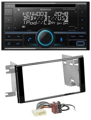 Kenwood CD 2DIN DAB USB MP3 Bluetooth Autoradio für Subaru Impreza Forester 07-1 - Bild 1 von 4