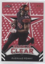 2018 Leaf Clear Rookies Red 3/5 Rashaad Penny #RC-16 01dc