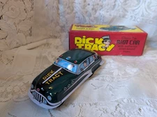 Vintage 2002 Dick Tracy Classic Tin Riot Car Reproduction Tin Toy