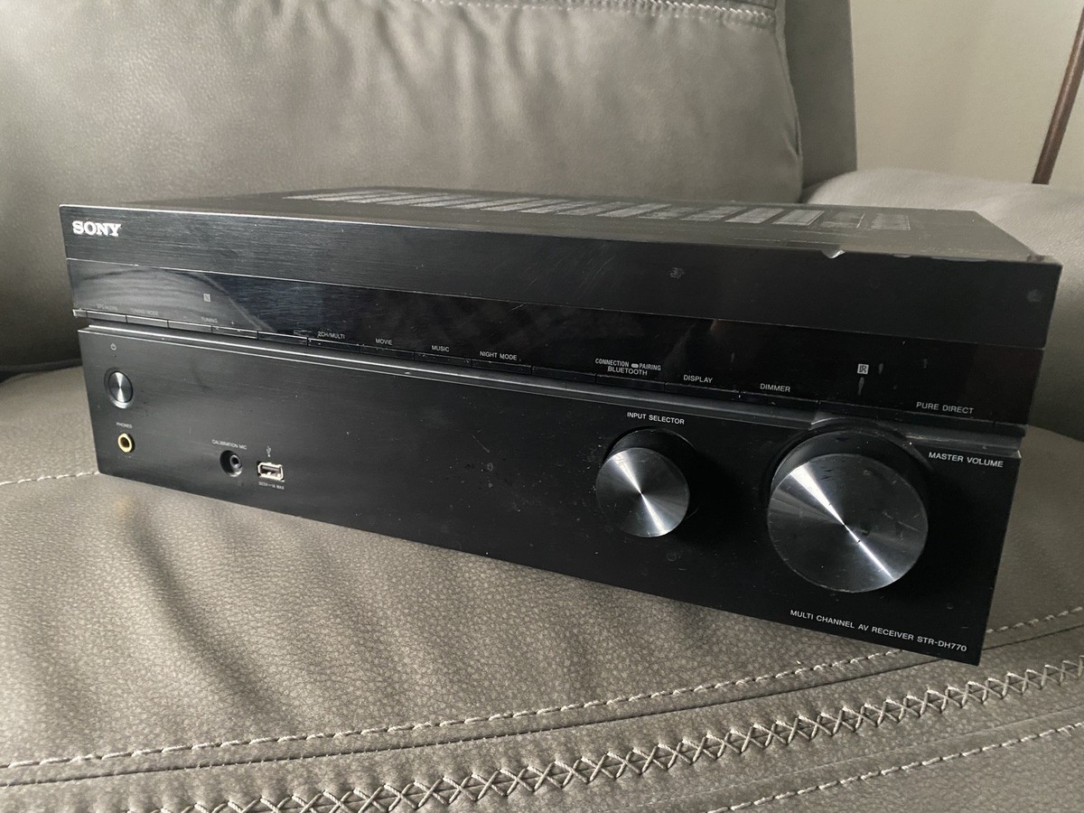 Sony STR-DH770 7.2 Channel Home Theater Bluetooth 4K AV HDMI