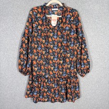 Kirundo Peasant Dress Small Floral Tiered Ruffle Puff Flowy Maximalist Cottage