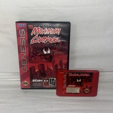 Spider-Man & Venom: Maximum Carnage Sega Genesis Missing Manual Tested