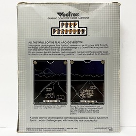Vectrex Pole Position Complete CIB Video Game Cartridge Manual Overlay 1983 RARE