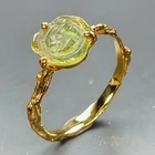 Fashion jewelry Natural Tourmaline Ring 925 Sterling Silver Size 8 /R471637