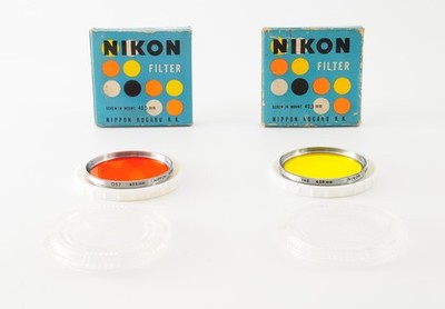 [N MINT] Nippon Kogaku Nikon 40.5mm Filter Y48 O58 Gelb Orange Aus Japan
