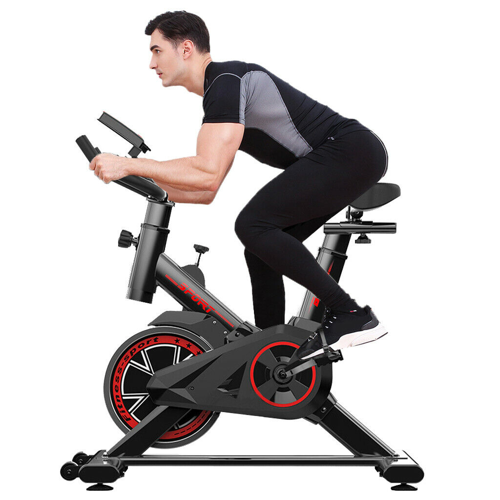 Indoor Pro Stationary Exercise Bike Bicycle Cycling Cardio Workout Fitness Gym