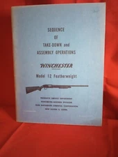 Sequence Of Take-Down And Assembly Operations Winchester Model 12 Featherweight 