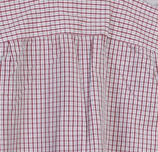 Nautica Men's Classic Fit Red and Blue Plaid Button Down Shirt Size M {EX+} image 4