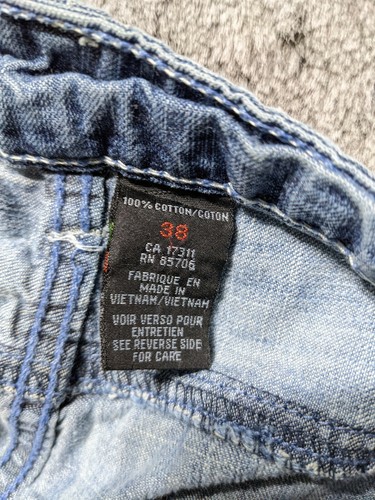 Buffalo David Bitton Zevar Boot Cut Herren Jeans Gr. 38 helle Waschung - Bild 9 von 11