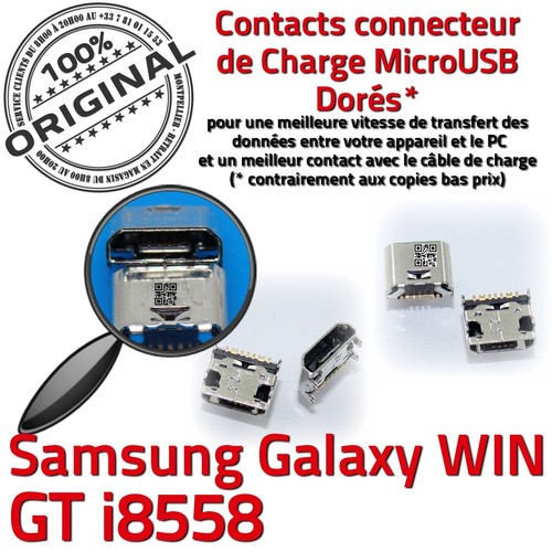 ORIGINAL Samsung Galaxy Win GT i8558 Connecteur charge à souder Micro USB Prise - Photo 4/5