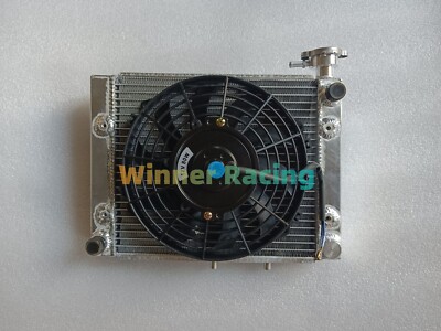 Fit CAN-AM Outlander 330/400 STD; MAX 400 XT 2003 - 2005 aluminum radiator + Fan