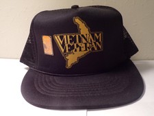 Black Vietnam Veteran Snapback Cap With We The People Remember Pin