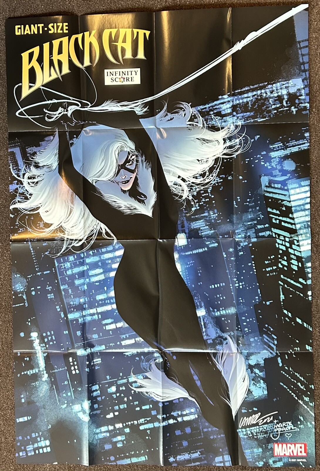Giant Size Black Cat Promo Poster 2021 Marvel Comics 24x36 New 1 Per