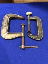 Vintage Pony C Clamps V244 & 242 Made in USA