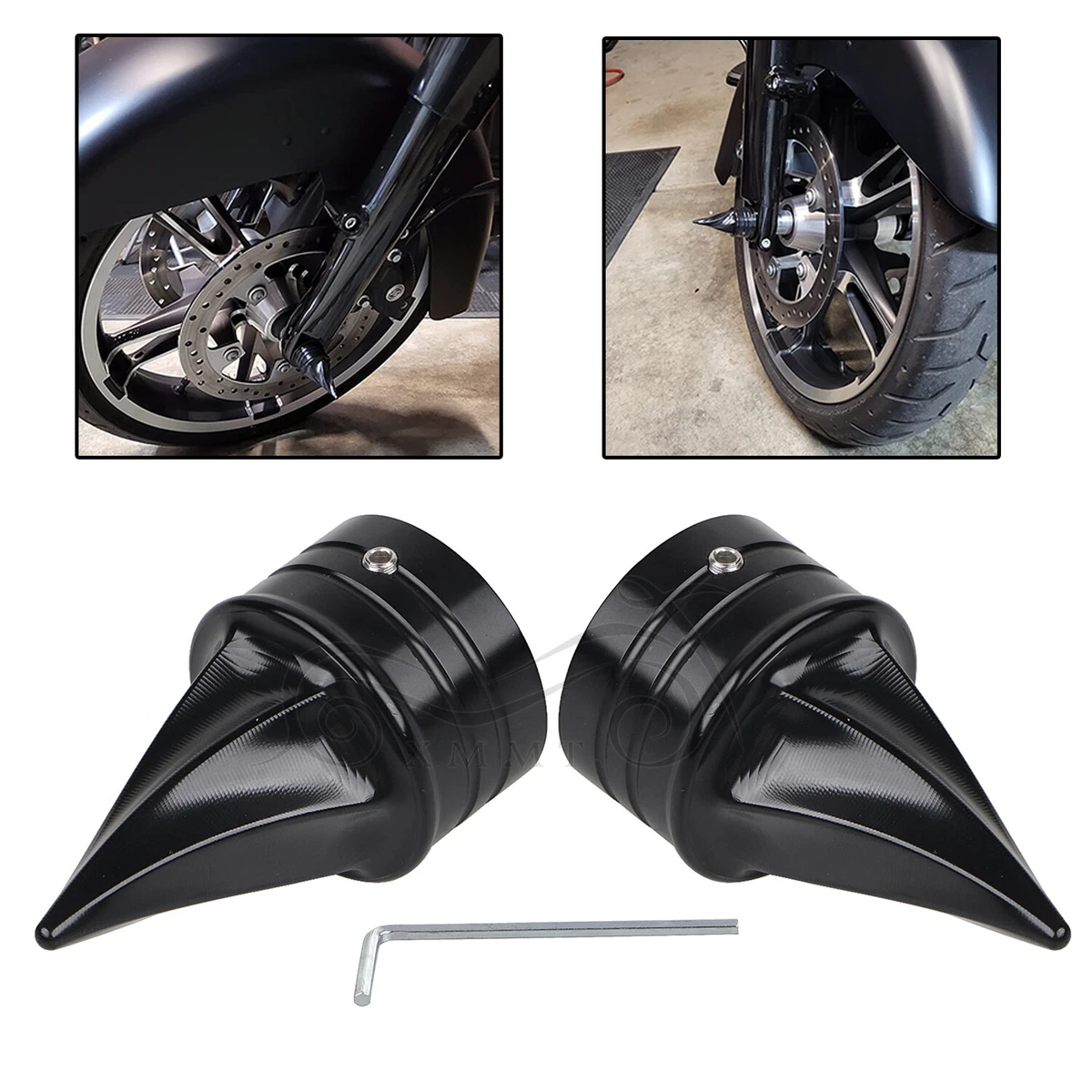 Harley davidson black axle covers hotsell