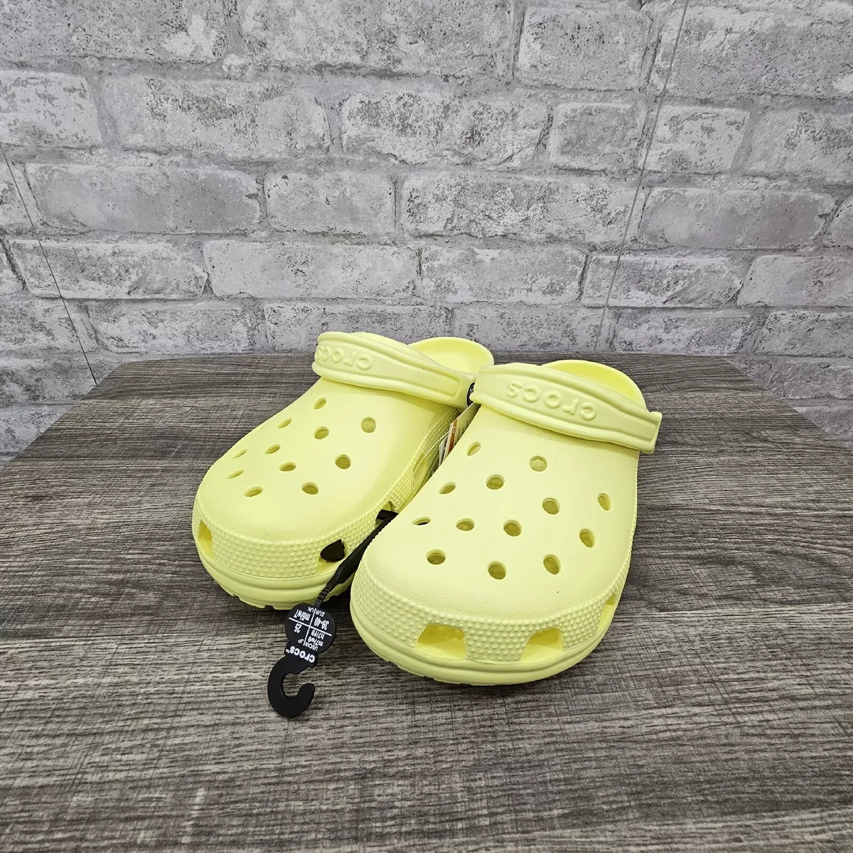 Yellow online crocs ebay