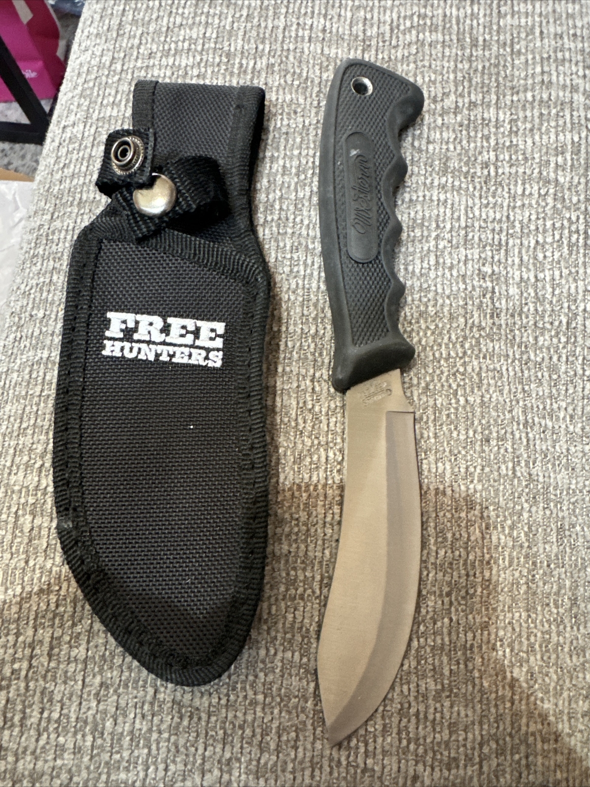 Vintage Western Cutlery R14 USA fixed blade hunting skinning knife with