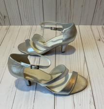 Ladies Aerosoles-Silver Leather Heels-New without box-Size 8.5