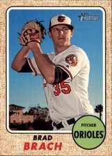 2017 Topps Heritage High Number Base Set #549 Brad Brach Baltimore Orioles