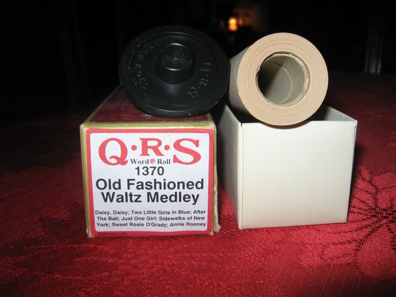 Old Fashioned Waltz Medley (7 Songs)-QRS Player Piano Roll #1370: Hear It Play!