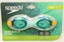 Speedo KIDS Age 3-8 Green Blue Swimming Goggles UV Protection Speed Fit Clip