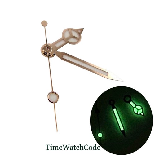 Silver Luminous Watch Hands for NH35 NH36 NH38 ETA2824 PT5000 Miyota8215 DG2813 - Picture 14 of 16